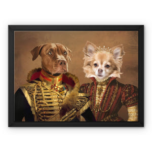 The Betrothed: Custom Pet Canvas - Paw & Glory - #pet portraits# - #dog portraits# - #pet portraits uk#pawandglory, pet art canvas,my pet canvas, pet on canvas reviews, personalized dog and owner canvas uk, pet canvas uk, pet canvas portrait, the pet on canvas
