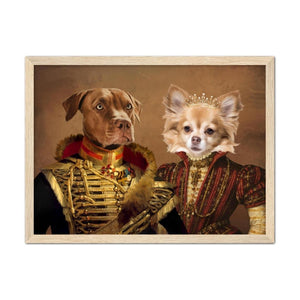 The Betrothed: Custom Pet Portrait - Paw & Glory, pawandglory, dog portraits singapore, custom pet portraits south africa, draw your pet portrait, the admiral dog portrait, pet portraits in oils, pet photo clothing, pet portrait