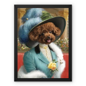 The Bluebell: Custom Pet Canvas - Paw & Glory - #pet portraits# - #dog portraits# - #pet portraits uk#pawandglory, pet art canvas,pet art canvas, custom dog canvas, dog pictures on canvas, dog canvas print, personalized pet canvas