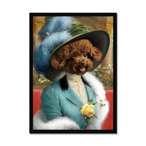 The Bluebell: Custom Pet Portrait - Paw & Glory, paw and glory, funny dog paintings, funny dog paintings, nasa dog portrait, dog canvas art, dog portraits colorful, pet portraits
