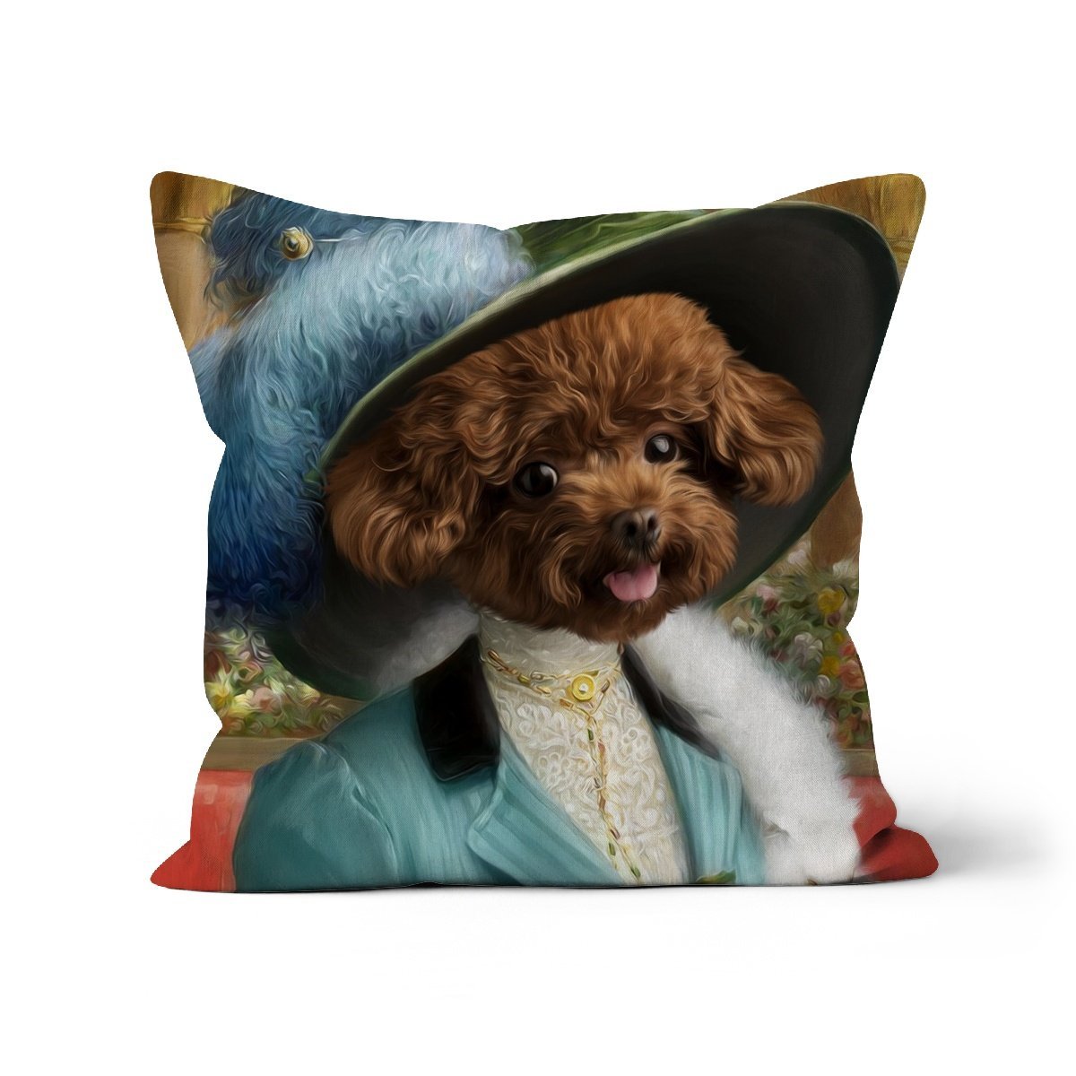 The Bluebell: Custom Pet Throw Pillow - Paw & Glory - #pet portraits# - #dog portraits# - #pet portraits uk#paw and glory, pet portraits cushion,dog on pillow, pillow with dogs face, custom pillow of your pet, pet pillow, dog pillow cases, pillows of your dog