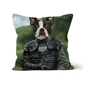 The Bowman (GOT Inspired): Custom Pet Throw Pillow - Paw & Glory - #pet portraits# - #dog portraits# - #pet portraits uk#paw and glory, pet portraits cushion,pillows of your dog, dog on pillow, photo pet pillow, custom pillow of pet, dog personalized pillow