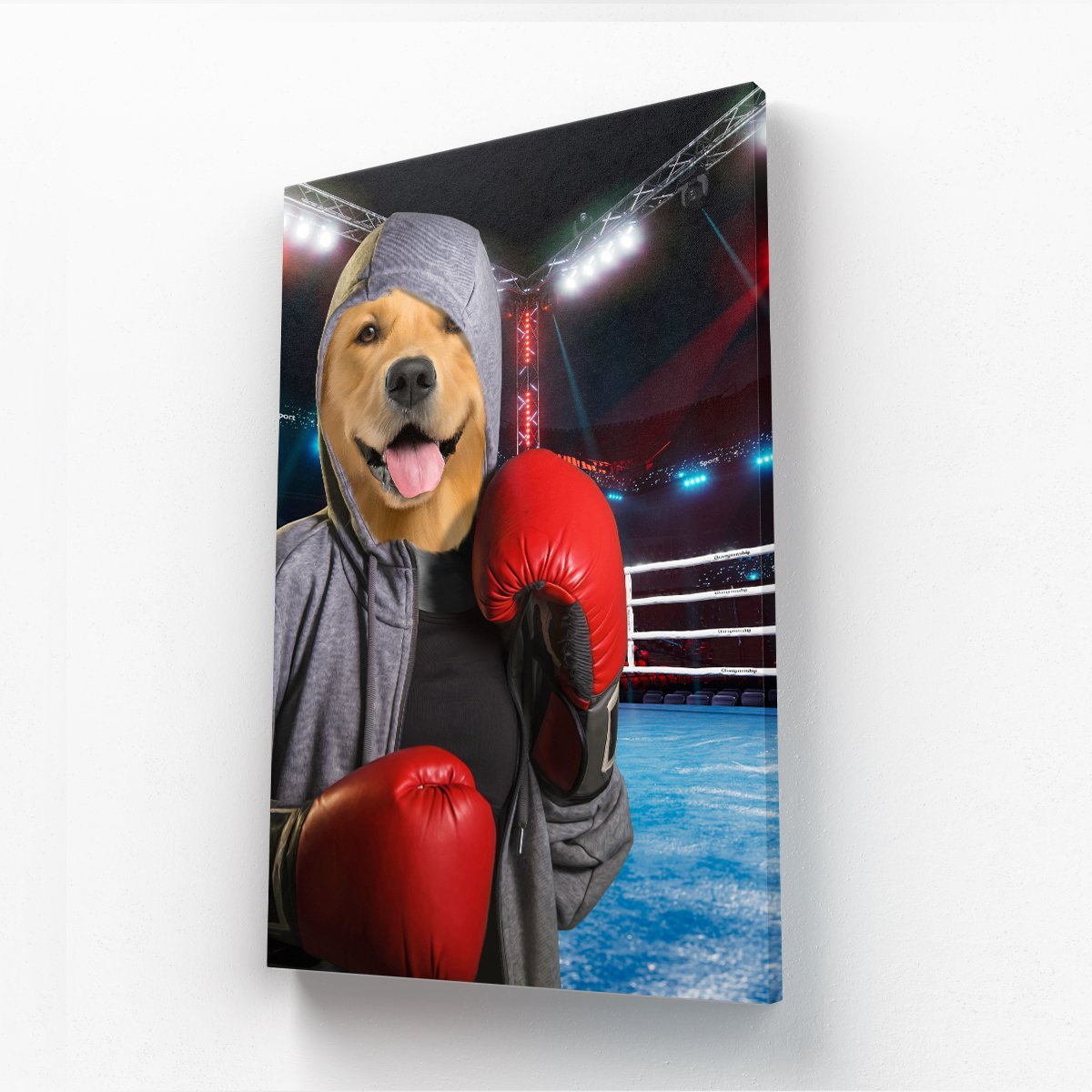 The Boxer: Custom Pet Canvas - Paw & Glory - #pet portraits# - #dog portraits# - #pet portraits uk#gooten custom dog canvas art, dog wall art canvas, canvas of your dog, dog picture canvas, dog prints on canvas