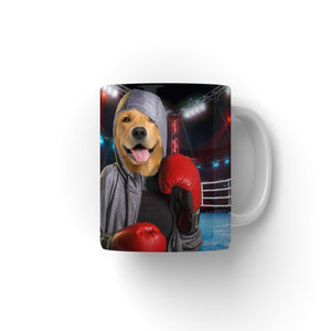 The Boxer: Custom Pet Mug - Paw & Glory - #pet portraits# - #dog portraits# - #pet portraits uk#paw and glory, pet portraits Mug,customized dog coffee mugs, personalized mug, coffee mugs personalized, etsy dog mugs, personalized pet coffee mugs