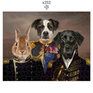 The Brigade: Custom Pet Puzzle - Paw & Glory - #pet portraits# - #dog portraits# - #pet portraits uk#paw & glory, pet portraits Puzzle,dog head picture, cat portraits photography, animal artists near me, puppy puzzle, victorian cat portrait