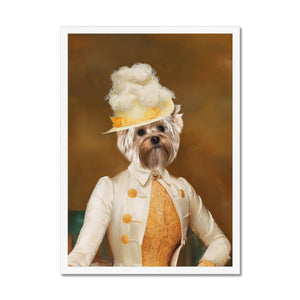 The Cherry Picker: Custom Pet Portrait - Paw & Glory, pawandglory, the admiral dog portrait, painting of your dog, nasa dog portrait, pet portraits usa, pictures for pets, pet portraits