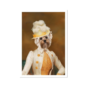 The Cherry Picker: Custom Pet Portrait - Paw & Glory, paw and glory, dog canvas art, custom dog painting, admiral pet portrait, for pet portraits, personalized pet canvas art pet portraits