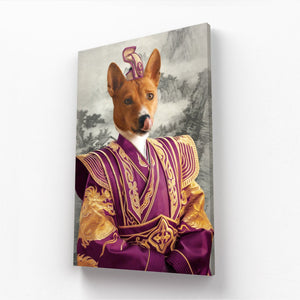 The Chinese Emperor: Custom Pet Canvas - Paw & Glory - #pet portraits# - #dog portraits# - #pet portraits uk#paw and glory, pet portraits canvas,the pet on canvas, your pet on canvas, canvas dog painting, dog picture canvas, dog art canvas