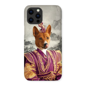 The Chinese Emperor: Custom Pet Phone Case - Paw & Glory - paw and glory, personalised iphone 11 case dogs, pet art phone case, custom dog phone case, dog and owner phone case, personalised pet phone case, dog phone case custom, Pet Portrait phone case,