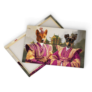 The Chinese Rulers: Custom Pet Canvas - Paw & Glory - #pet portraits# - #dog portraits# - #pet portraits uk#pawandglory, pet art canvas,custom pet art canvas, personalized dog canvas art, the pet on canvas reviews, pet on canvas, personalised pet canvas