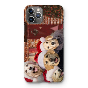 The Christmas Family: Custom Pet Phone Case - Paw & Glory - #pet portraits# - #dog portraits# - #pet portraits uk#