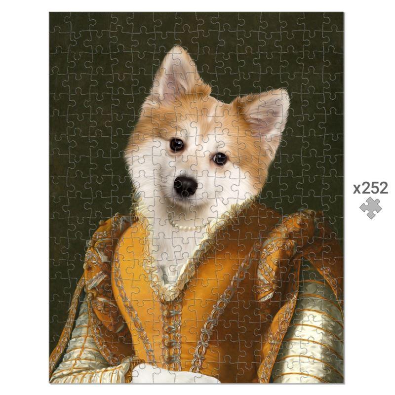 The Classy Lady: Custom Pet Puzzle - Paw & Glory - #pet portraits# - #dog portraits# - #pet portraits uk#paw and glory, custom pet portrait Puzzle,cat portrait renaissance, pet portraits as royalty, dog regal portrait, victorian pet portraits, dog portraits as royalty