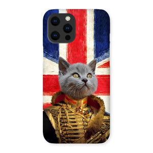 The Colonel British Flag Edition: Custom Pet Phone Case - Paw & Glory - #pet portraits# - #dog portraits# - #pet portraits uk#