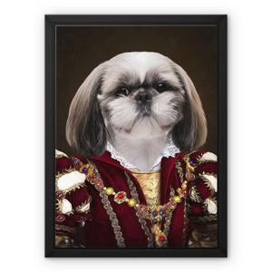 The Countess: Custom Pet Canvas - Paw & Glory - #pet portraits# - #dog portraits# - #pet portraits uk#paw & glory, pet portraits canvas,pet on a canvas, personalized pet canvas art, dog photo on canvas, pet canvas print, pet photo canvas