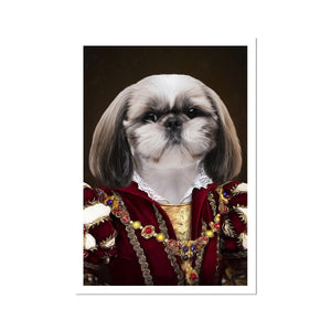 The Countess: Custom Pet Portrait - Paw & Glory, pawandglory, louvenir pet portrait, admiral pet portrait, in home pet photography, best dog paintings, custom pet portraits south africa, minimal dog art, pet portrait