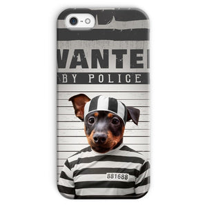 The Criminal: Custom Pet Phone Case - Paw & Glory - #pet portraits# - #dog portraits# - #pet portraits uk#