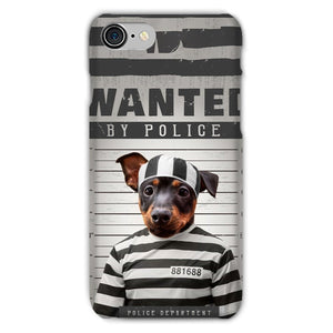 The Criminal: Custom Pet Phone Case - Paw & Glory - #pet portraits# - #dog portraits# - #pet portraits uk#