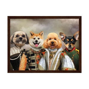 Print Your Digital 4 Pet Artwork On A Portrait - Paw & Glory, paw and glory, funny dog paintings, funny dog paintings, nasa dog portrait, dog canvas art, dog portraits colorful, pet portraits
