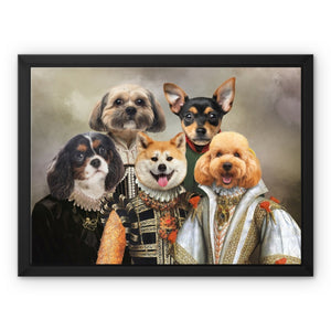 The Dignified 5: Custom Pet Canvas - Paw & Glory - #pet portraits# - #dog portraits# - #pet portraits uk#paw and glory, pet portraits canvas,dog canvas painting, dog canvas wall art, personalised dog canvas, dog canvas bag, canvas of pet