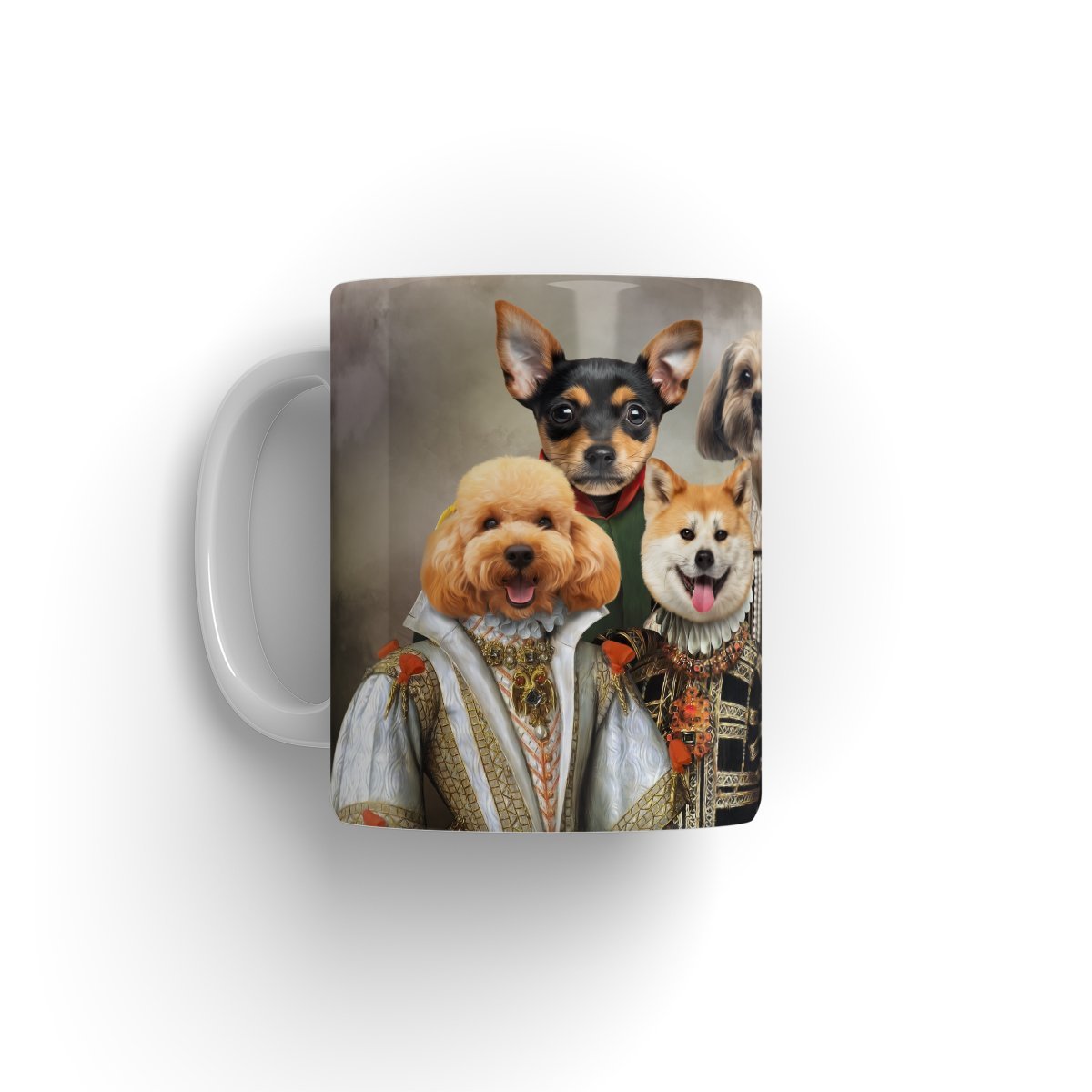 The Dignified: Custom 5 Pet Mug - Paw & Glory - #pet portraits# - #dog portraits# - #pet portraits uk#pawandglory, pet art Mug,custom pet mugs, mug with dog picture, dog photo mug, mug for dog, personalized dog and owner mug