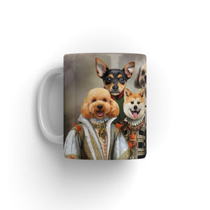 The Dignified: Custom 5 Pet Mug - Paw & Glory - #pet portraits# - #dog portraits# - #pet portraits uk#paw & glory, custom pet portrait Mug,custom cat mug, cute dog mugs, dog and cat mugs, etsy dog mugs, christmas dog mug