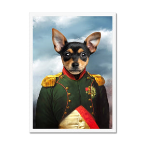 The Dignitary: Custom Framed Pet Portraits - Paw & Glory, pawandglory, in home pet photography, paintings of pets from photos, in home pet photography, pictures for pets, hogwarts dog houses, cat picture painting, pet portrait