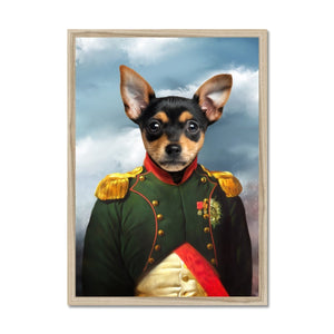 The Dignitary: Custom Framed Pet Portraits - Paw & Glory, paw and glory, cat picture painting, best dog artists, pet photo clothing, professional pet photos, my pet painting, admiral pet portrait, pet portraits