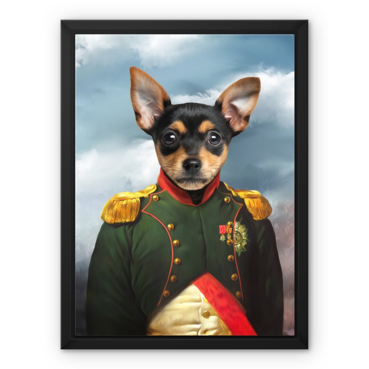 The Dignitary: Custom Pet Canvas - Paw & Glory - #pet portraits# - #dog portraits# - #pet portraits uk#paw and glory, custom pet portrait canvas,custom pet canvas uk, pet canvas portrait, custom dog canvas, personalised cat canvas, canvas dog carrier