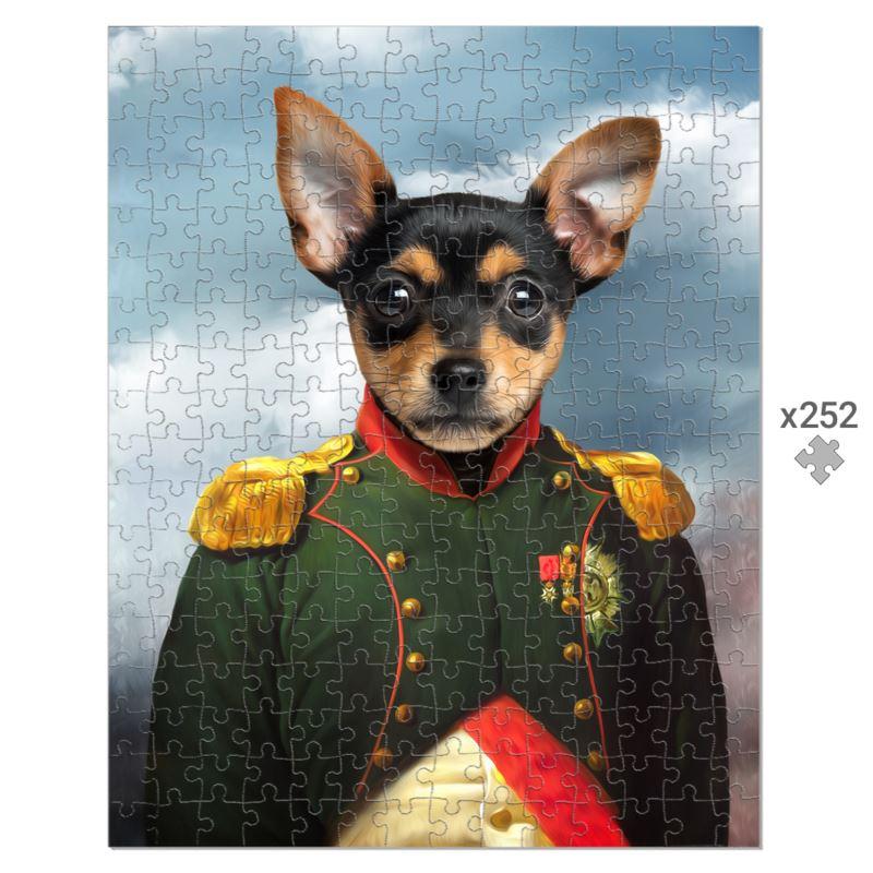 The Dignitary: Custom Pet Puzzle - Paw & Glory - #pet portraits# - #dog portraits# - #pet portraits uk#paw & glory, pet portraits Puzzle,cat pet portraits, pet on puzzle uk, pet portrait prints, pet character portraits, victorian dog portrait