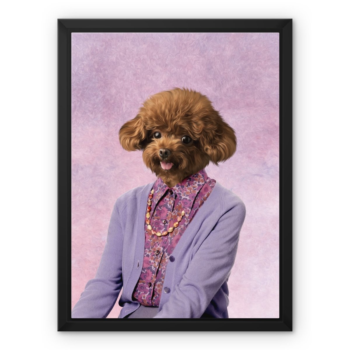 The Dot Cotton (Eastenders Inspired): Custom Pet Canvas - Paw & Glory - #pet portraits# - #dog portraits# - #pet portraits uk#paw & glory, custom pet portrait canvas,pet on canvas uk, dog photo on canvas, pet canvas print, dog canvas art custom, custom pet art canvas