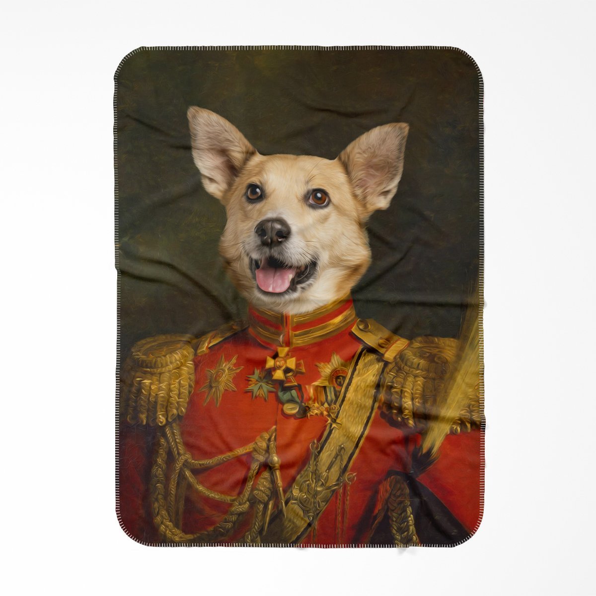 The Duke: Custom Pet Blanket - Paw & Glory - #pet portraits# - #dog portraits# - #pet portraits uk#Pawandglory, Pet art blanket,blanket with my dogs face, dog on blanket custom, pet custom blanket, custom pet photo blanket, blanket of dog's face