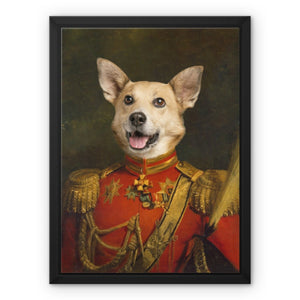 The Duke: Custom Pet Canvas - Paw & Glory - #pet portraits# - #dog portraits# - #pet portraits uk#paw & glory, custom pet portrait canvas,dog pictures on canvas, dog wall art canvas, pet photo canvas, personalized dog and owner canvas uk, the pet canvas