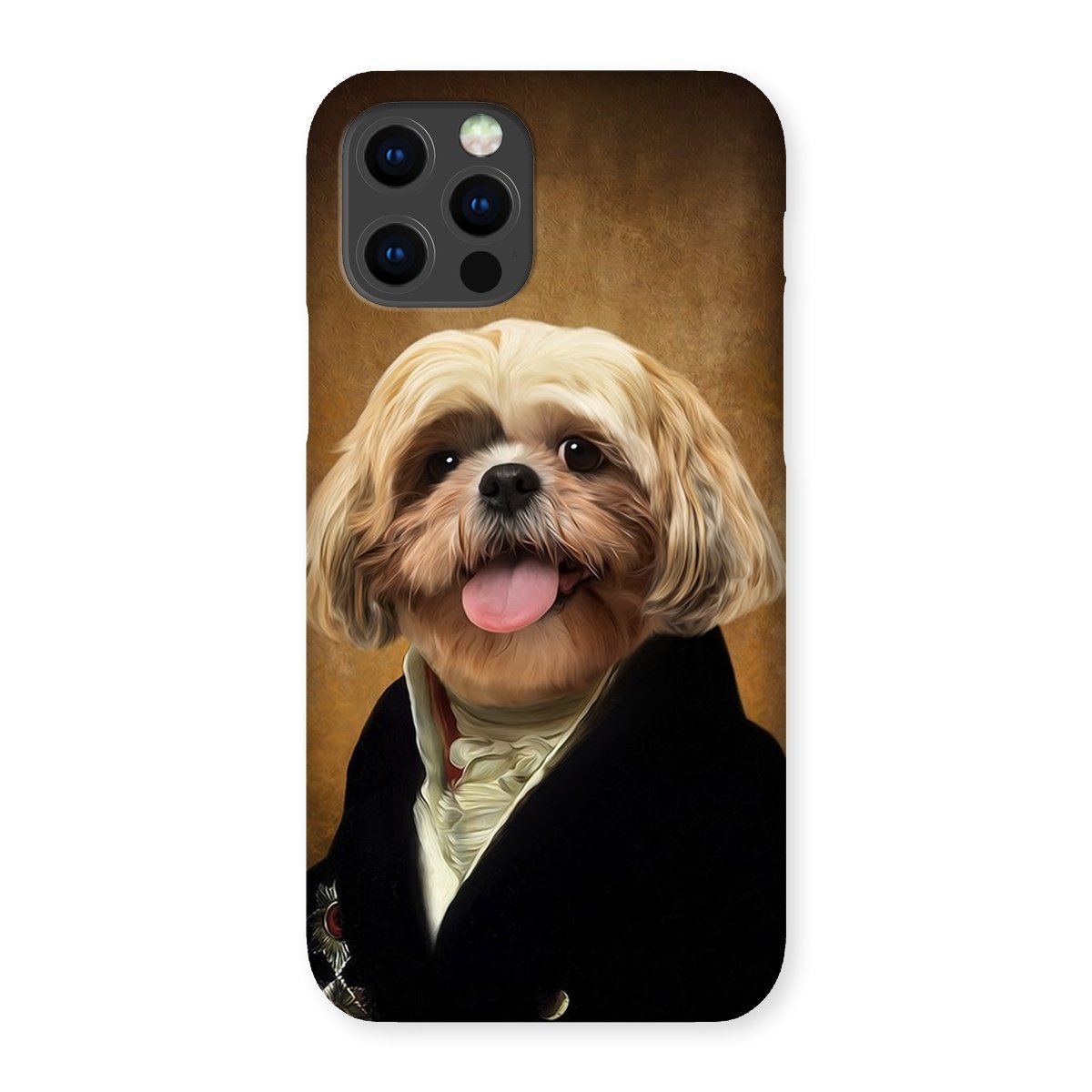 The Earl: Custom Pet Phone Case - Paw & Glory - pawandglory, personalised pet phone case, custom cat phone case, puppy phone case, life is better with a dog phone case, pet phone case, dog portrait phone case, Pet Portrait phone case,