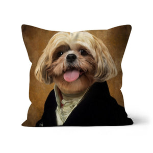 The Earl: Custom Pet Throw Pillow - Paw & Glory - #pet portraits# - #dog portraits# - #pet portraits uk#paw & glory, custom pet portrait pillow,pillow personalized, pet pillow, pillow custom, personalised dog pillows, personalised pet pillows