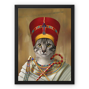 The Egyptian Queen: Custom Pet Canvas - Paw & Glory - #pet portraits# - #dog portraits# - #pet portraits uk#paw and glory, pet portraits canvas,personalised pet canvas uk, pet picture on canvas, dog portraits canvas, dog prints on canvas, custom canvas dog prints