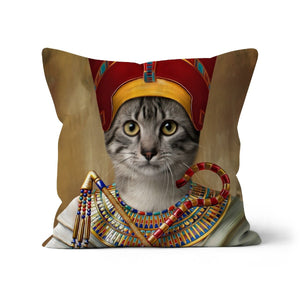 The Egyptian Queen: Custom Pet Cushion - Paw & Glory - #pet portraits# - #dog portraits# - #pet portraits uk#paw and glory, custom pet portrait cushion,dog pillow custom, custom pet pillows, pup pillows, pillow with dogs face, dog pillow cases