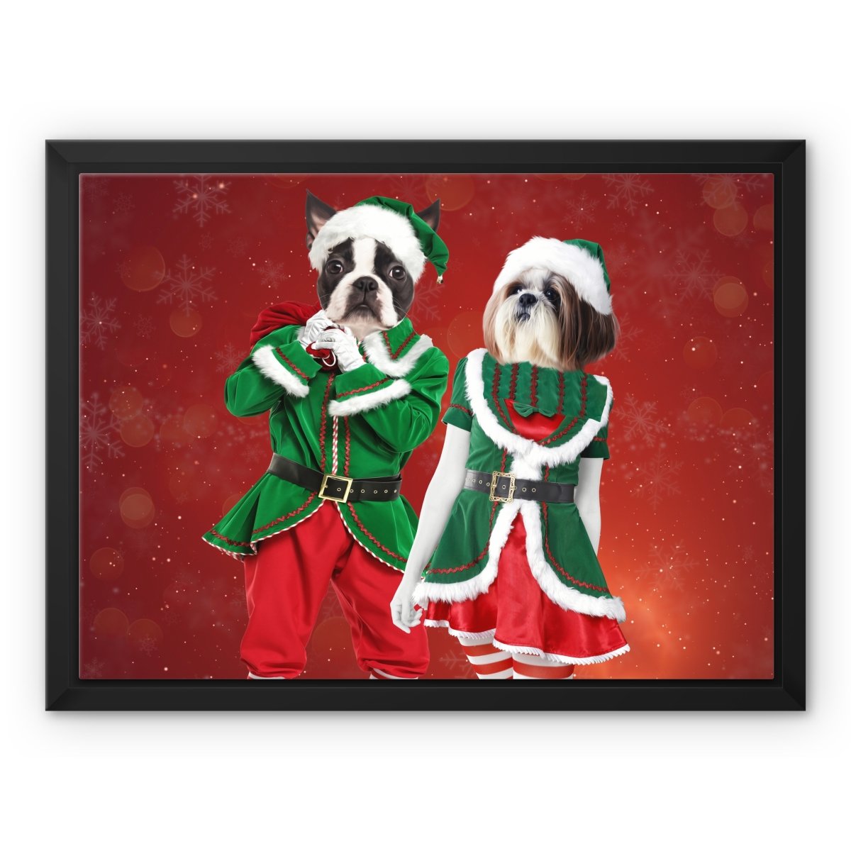 The Elves: Custom Pet Canvas - Paw & Glory - #pet portraits# - #dog portraits# - #pet portraits uk#pawandglory, pet art canvas,dog canvas personalized, dog canvas bag, canvas of your pet, pet canvas art, custom pet canvas portraits