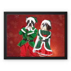 The Elves: Custom Pet Canvas - Paw & Glory - #pet portraits# - #dog portraits# - #pet portraits uk#paw & glory, custom pet portrait canvas,the pet on canvas, your pet on canvas, canvas dog painting, dog picture canvas, dog art canvas