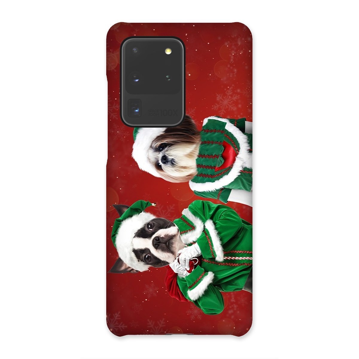 The Elves: Custom Pet Phone Case - Paw & Glory - pawandglory, life is better with a dog phone case, dog and owner phone case, puppy phone case, personalised cat phone case, iphone 11 case dogs, personalised iphone 11 case dogs, Pet Portraits phone case,