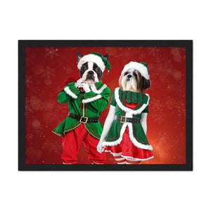 The Elves: Custom Pet Portrait - Paw & Glory, paw and glory, paintings of pets from photos, for pet portraits, dog astronaut photo, paw portraits, custom pet painting, pet portrait admiral, pet portraits
