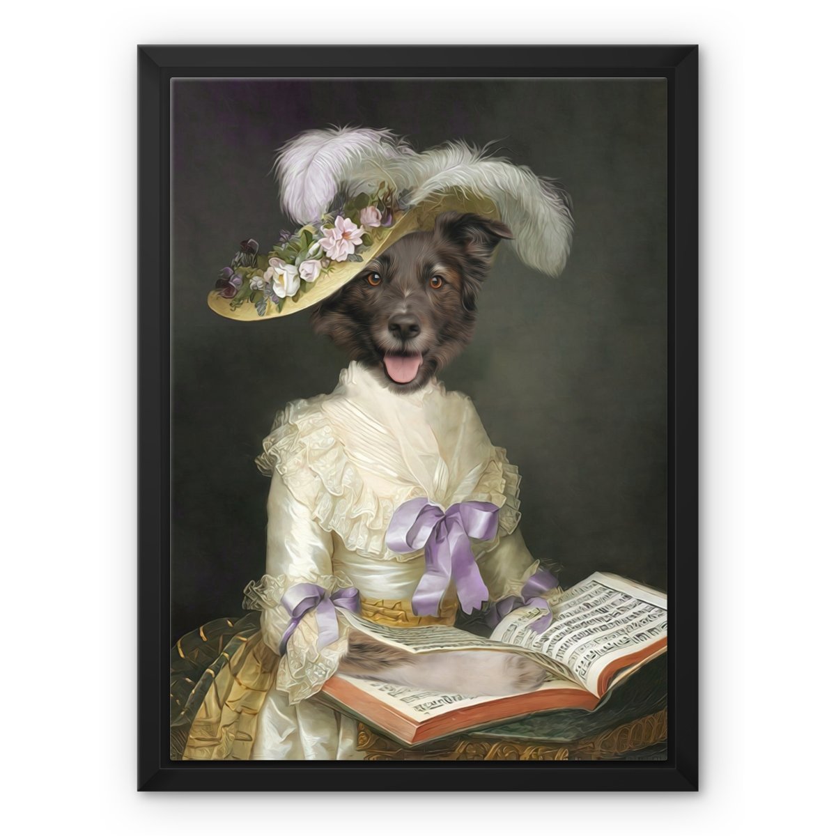The English Rose: Custom Pet Canvas - Paw & Glory - #pet portraits# - #dog portraits# - #pet portraits uk#paw and glory, custom pet portrait canvas,custom pet art canvas, personalized dog canvas art, the pet on canvas reviews, pet on canvas, personalised pet canvas