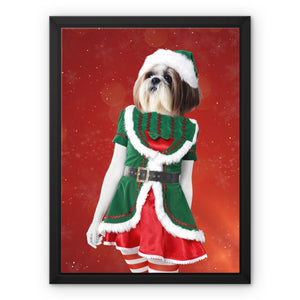The Female Elf: Custom Pet Canvas - Paw & Glory - #pet portraits# - #dog portraits# - #pet portraits uk#pawandglory, pet art canvas,canvas dog carrier, my pet canvas , pet custom canvas, pet on canvas uk, pet canvas portrait