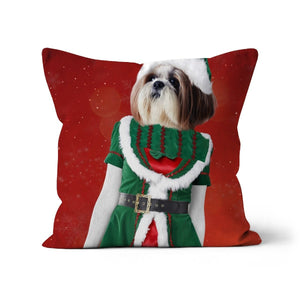 The Female Elf: Custom Pet Cushion - Paw & Glory - #pet portraits# - #dog portraits# - #pet portraits uk#paw and glory, pet portraits cushion,dog memory pillow, pillow with pet picture, dog on pillow, dog memory pillow, pet pillow