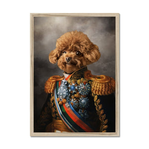 The First Lieutenant: Custom Framed Pet Portrait - Paw & Glory, paw and glory, drawing pictures of pets, drawing dog portraits, cat picture painting, admiral pet portrait, custom dog painting, pet photo clothing, pet portraits