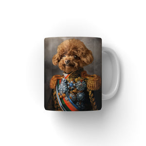 The First Lieutenant: Custom Pet Mug - Paw & Glory - #pet portraits# - #dog portraits# - #pet portraits uk#paw and glory, pet portraits Mug,mug for gift, make custom mug, print designs on mugs, custom designed mugs, gift mug with photo
