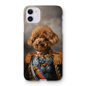 The First Lieutenant: Custom Pet Phone Case - Paw & Glory - #pet portraits# - #dog portraits# - #pet portraits uk#