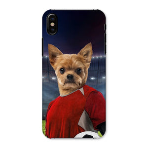 The Football Player: Custom Pet Phone Case - Paw & Glory - #pet portraits# - #dog portraits# - #pet portraits uk#