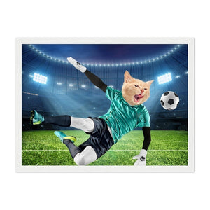 The Football Star: Custom Pet Portrait - Paw & Glory, pawandglory, dog portrait images, dog portrait background colors, dog portraits singapore, dog portrait images, small dog portrait, dog canvas art, pet portrait