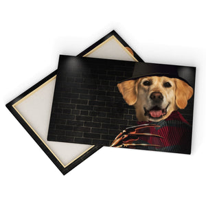 The Freddie: Custom Pet Canvas - Paw & Glory - #pet portraits# - #dog portraits# - #pet portraits uk#paw & glory, pet portraits canvas,dog canvas, personalized dog and owner canvas uk, pet canvas uk, canvas of my dog, dog canvas wall art
