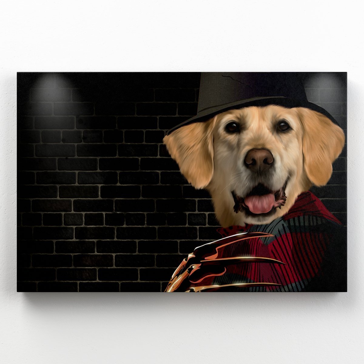 The Freddie: Custom Pet Canvas - Paw & Glory - #pet portraits# - #dog portraits# - #pet portraits uk#paw & glory, custom pet portrait canvas,personalised dog canvas, best pet canvas art, custom pet canvas prints, pet custom canvas, personalised dog canvas uk